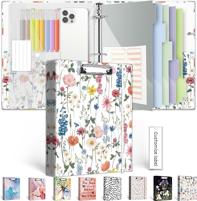 3 Ring Binder 1 Inch, Three Ring Binders Organizer by BVSSX