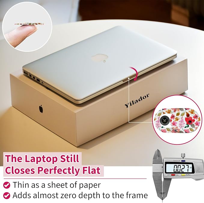 Yilador Laptop Camera Cover Slide Cute, Ultra Thin Webcam Cover - Image 2