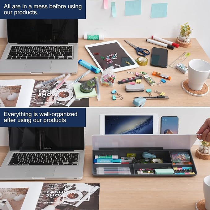 Small Desktop Glass Whiteboard Dry-Erase-Board - Image 3