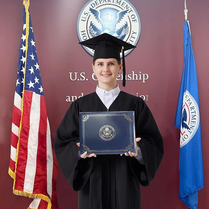 GraduatePro US Citizenship Certificate Holder 2026 Naturalization Padded - Image 7