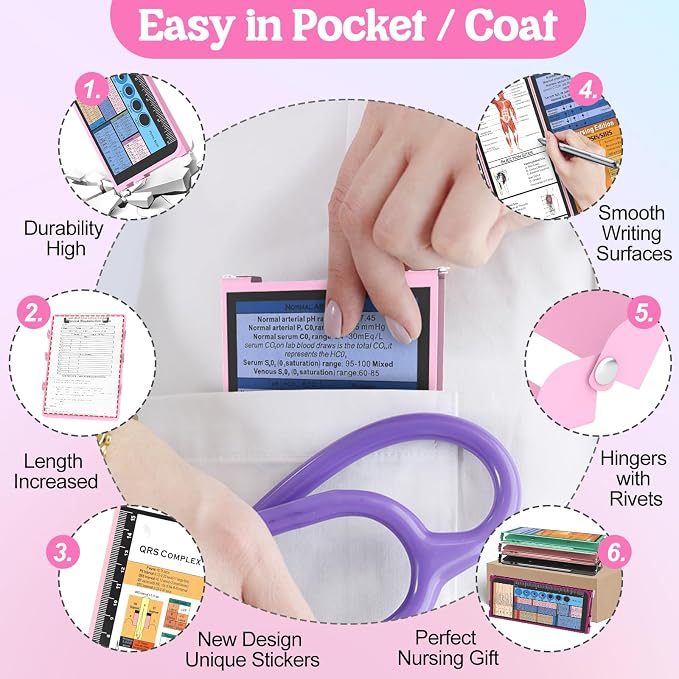 Nursing Clipboard Foldable-4 Layers Aluminum Nurse Foldable Clipboard Nursing - Image 4