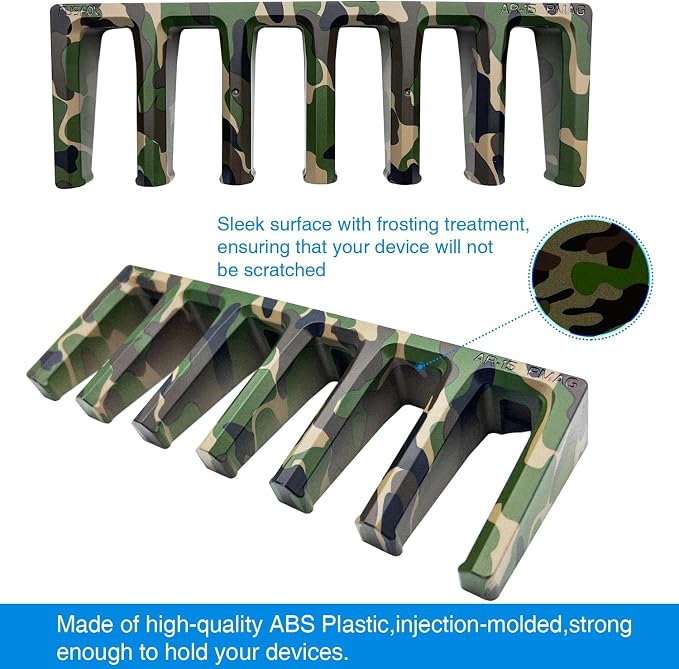Solid ABS 6X Standard PMAG Wall Mount, Mag Holder, Home Magazine Storage Rack - Image 2