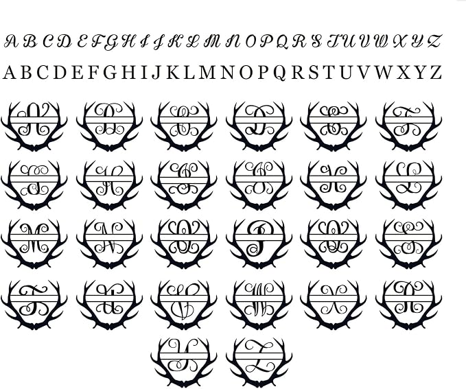 Personalized Monogram Antlers - Image 7
