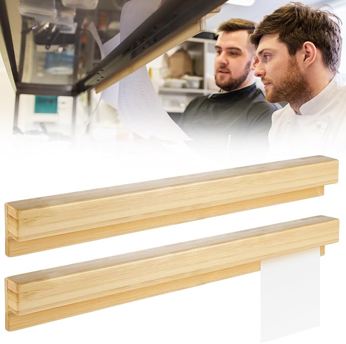 AmazingSpark 2 Pack Restaurant Ticket Holder 16 Inch Bamboo Receipt Holder by Unknown