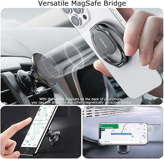 Doflyesky Magnetic Phone Ring Holder - Image 4