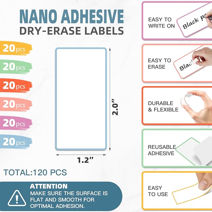 PPB Dry Erase Labels Sticky Notes - Image 2
