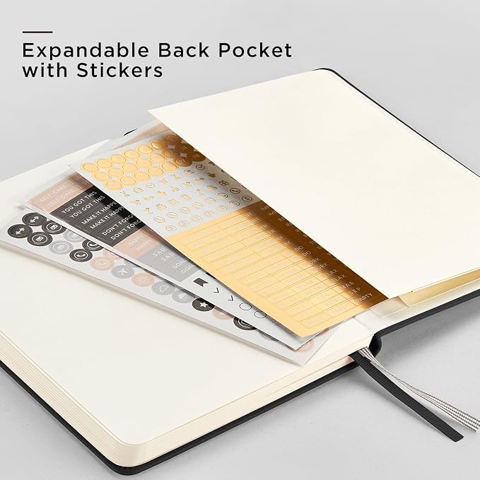 &And Per Se Dotted Journals Bulk 5-Pack, A5 Hardcover, 160 Pages 100gsm Thick - Image 6