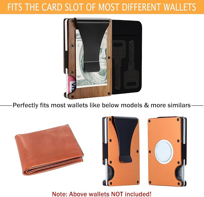 Flat Thin Wallet Key Holder - Image 3