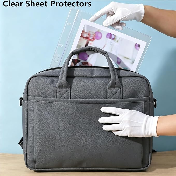 5 Pack Sheet Protectors，8.5" x 11" Waterproof Resealable Zip Wall Sign Holder - Image 7