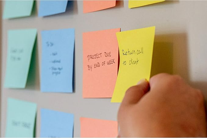 Post-it Super Sticky Notes, Limited Edition Color Collection, 3x3 in, 15 Pads/Pack, 45 Sheets/Pad-DeskLoop Office