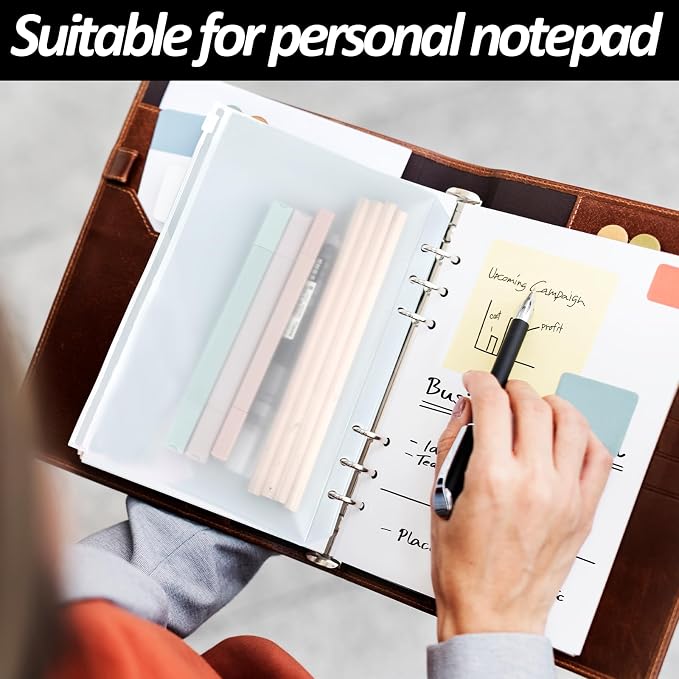 Premium Clear Binder Zipper Folders - Image 3