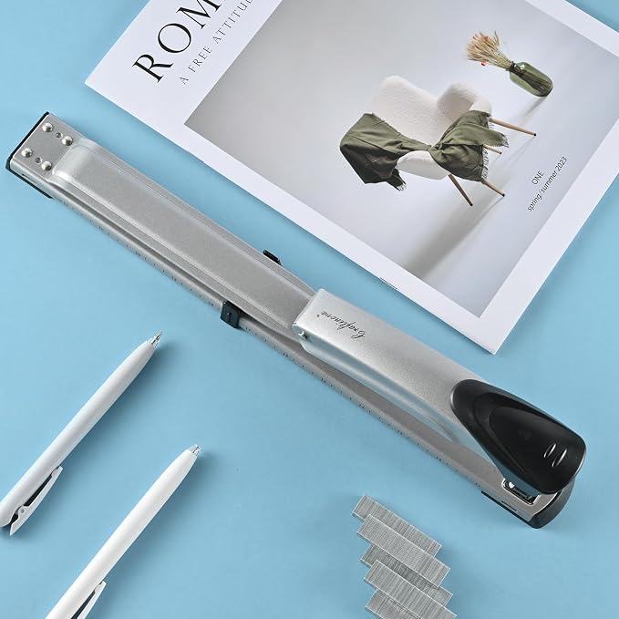 Long Reach Stapler, with 2000 Staples & Stapler Remover Full Strip，20-25 Sheet - Image 6