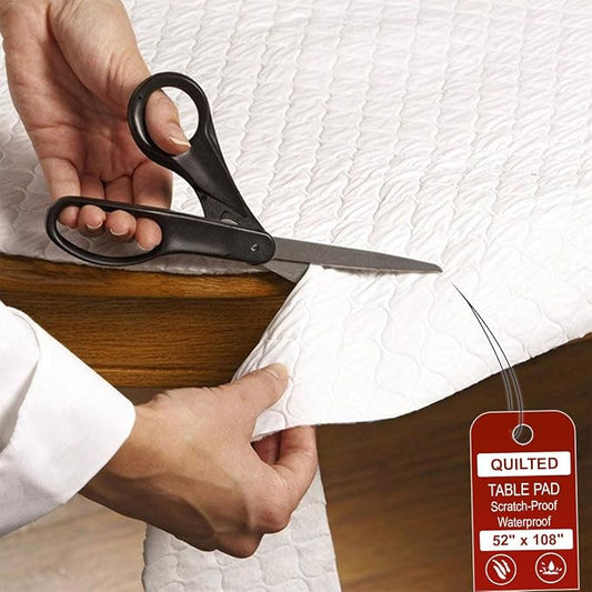 LAMINET Cushioned Heavy-Duty Customizable Quilted Table Pad Backing by LAMINET
