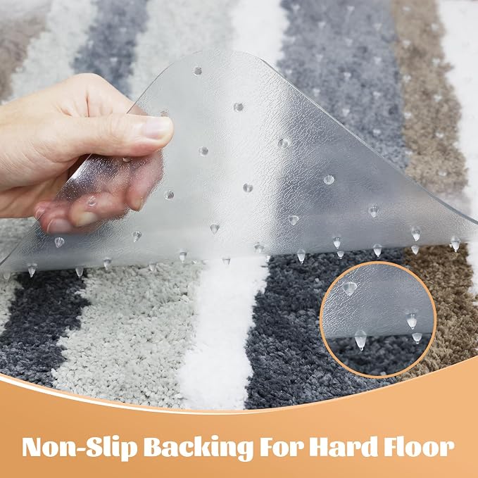 KMAT Office Chair Mat for Carpet, Computer Desk Mat, Heavy Duty Floor Protector - Image 5