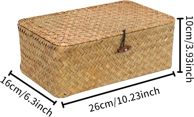 FEIALNDUO Wicker Shelf Baskets - Image 4