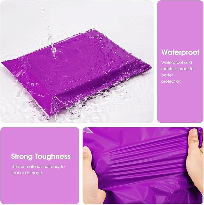 Metronic Poly Mailers 12X15.5 500Pack, Strong Adhesive Shipping Envelopes - Image 2