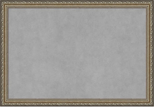 Amanti Art Silver Framed Magnetic Board 18x26 Medium Vision Board by AmantiArt