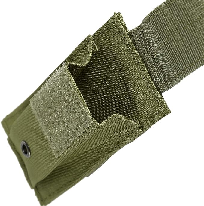 Tactical Single/Double Pistol Mag Pouch Outdoor Molle Open-Top Magazine Pouch - Image 5