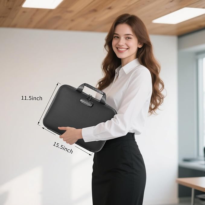 Fireproof Document File Organizer Bag, Hard Case Fireproof Waterproof Important - Image 7