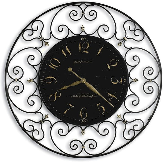 Hekman Furniture Joline Wall Clock – Elegant Oversized Decorative Analog Clock by Howard+Miller