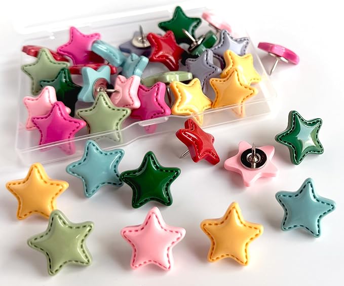 Decorative Thumb Tacks, Push Pins by KEYDUACU