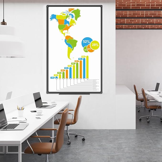 JILoffice Magnetic Whiteboard/White Board, Dry Erase Board 48 x 31 Inch - Image 5