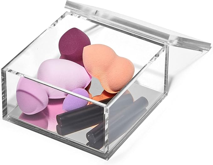 OfficeGoods Acrylic Desk Organizer w/Silver Base – Functional & Elegant Odds & by OfficeGoods