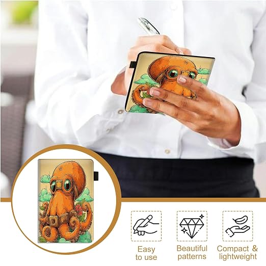 Orange Octopus Cute Server Book - Image 4