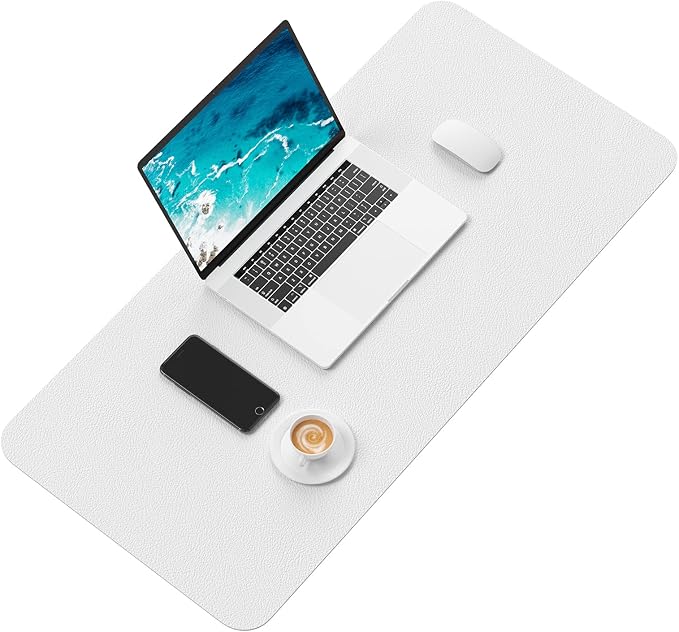 Hsurbtra Desk Pad, XL Extended Mouse Pad, Waterproof Desktop Blotter Protector - Image 2