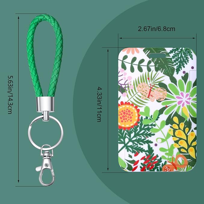 ID Card Badge Holder Key Chain - Image 2