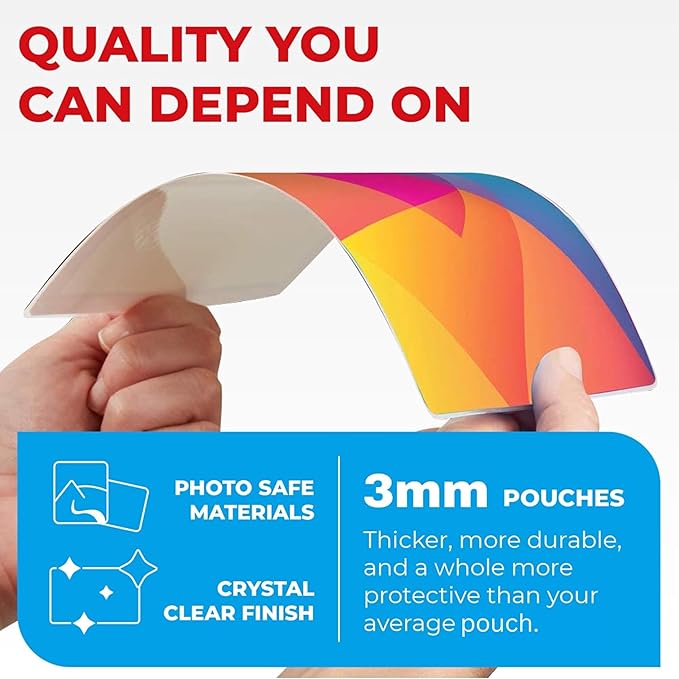 3MIL Thermal Laminating Sheets (200 Count) 9x11.5 inch, Letter Size, Dry-Erase Friendly Laminate Pouches, Compatible with Laminator Machine, Crystal Clear Laminated Finish-DeskLoop Office