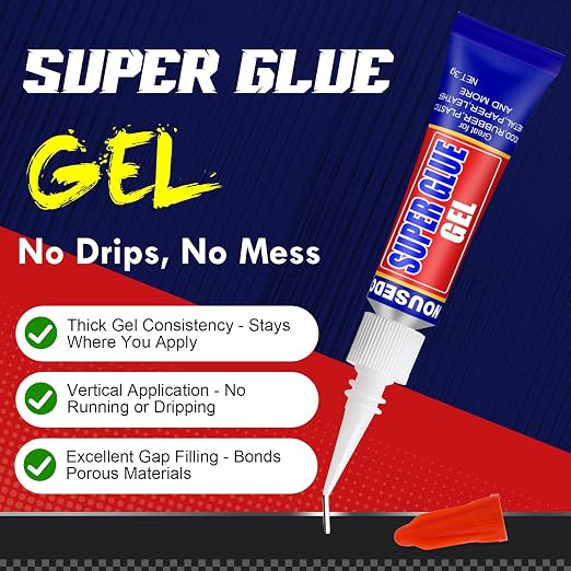 12 x 3g Super Glue Gel, Fast Strong Adhesive, Strong Cyanoacrylate Glue - Image 6