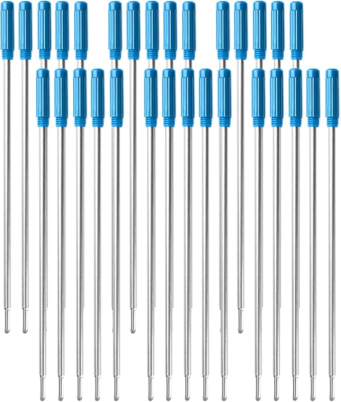 0.7 mm Ballpoint Ink Twist Pen Refills, Stationery Compatible - Image 7