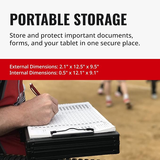 Vaultz Locking Storage Clipboard, 2.15 x 12.75 x 9.75 Inches, Tactical Black - Image 8