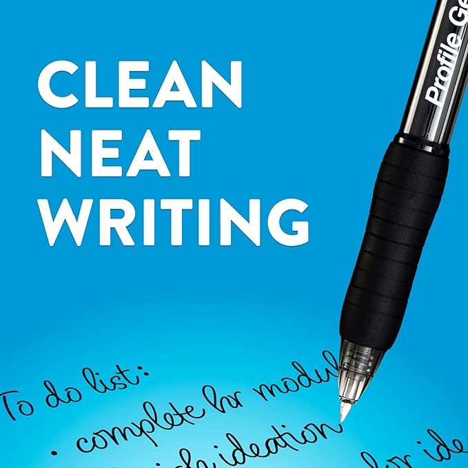 Paper Mate Profile Gel Pens, Retractable, Medium Point, Note-Taking - Image 5