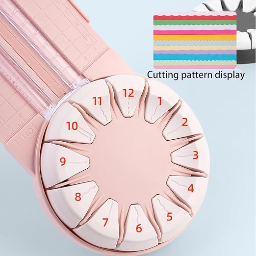 Paper Craft Edge Cutter, 12 in 1 Paper Cutter, Rolling Paper Cutter - Image 4