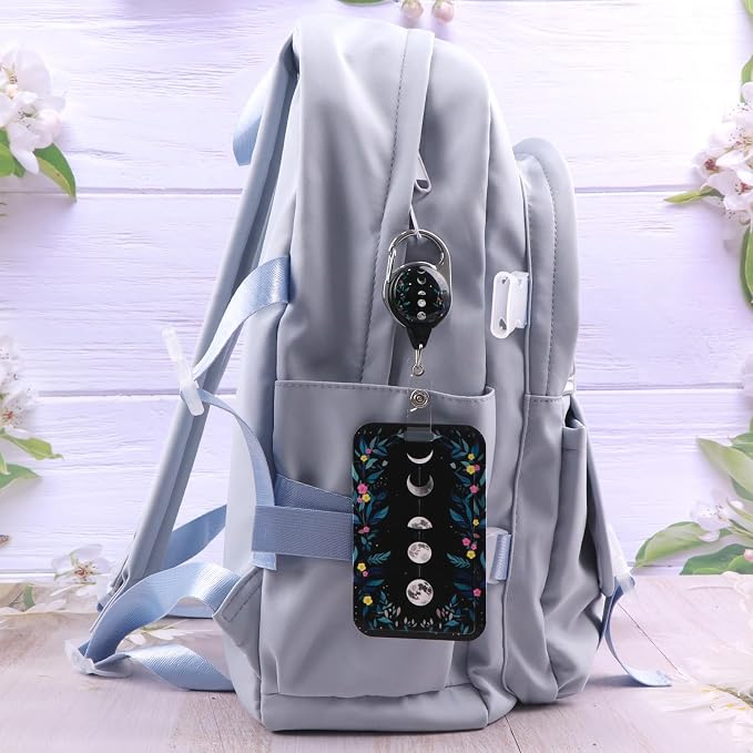 Cute Moon & Flower Retractable Reel - Image 3