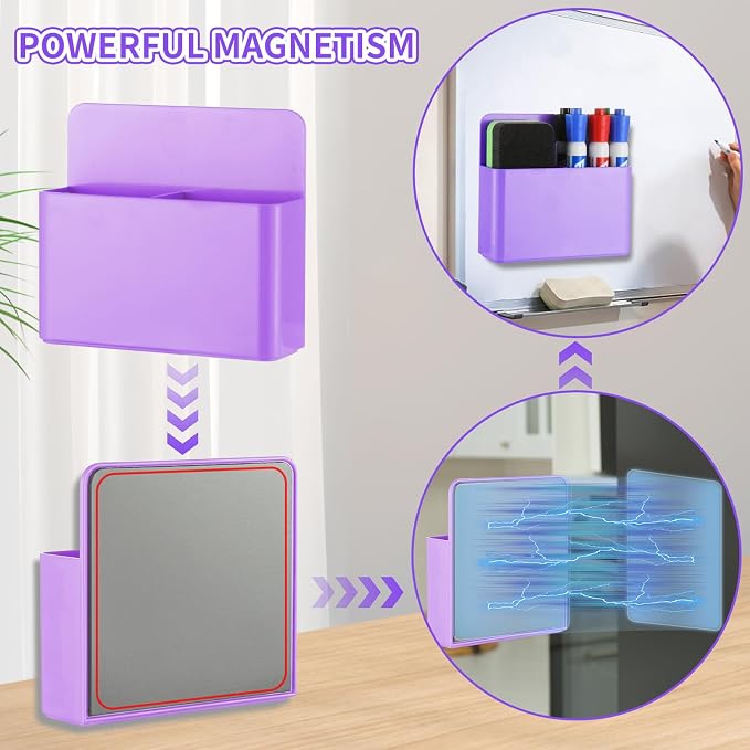 Camelmother 2Pcs Magnetic Dry Erase Marker Holder - Image 6