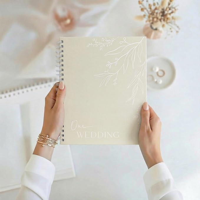 Beautiful Minimalistic Wedding Planner Book and Organizer - Image 2