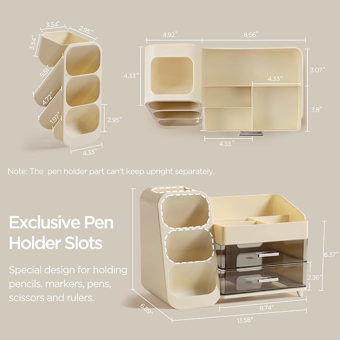 HBlife Desk Organizer with Pen Pencil Holder - Image 5