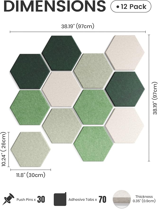 Fluxynara Hexagon Cork Board Alternative - Image 2