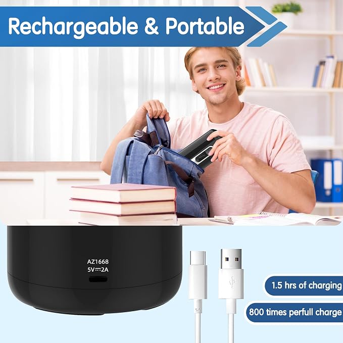 Electric Pencil Sharpener, Fully Automatic Pencil Sharpener - Image 4