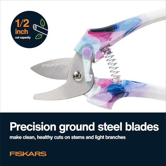 Fiskars 2-Piece Pruning & Veggie Shears Set, Explore Collection Garden Tool Kit - Image 3