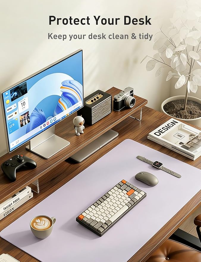 Aothia Faux Leather Desk Mat - Image 8