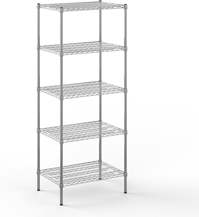 Regal Altair 21" Deep x 30" Wide x 74" Height Wire Shelving Kit | 5-Tier | NSF by Regal+Altair