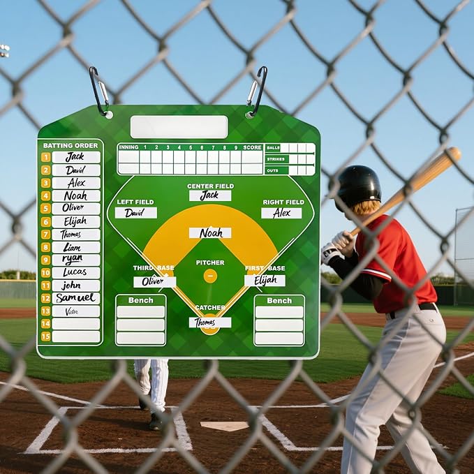 Magnetic Baseball Lineup Board for Coaches - Image 4