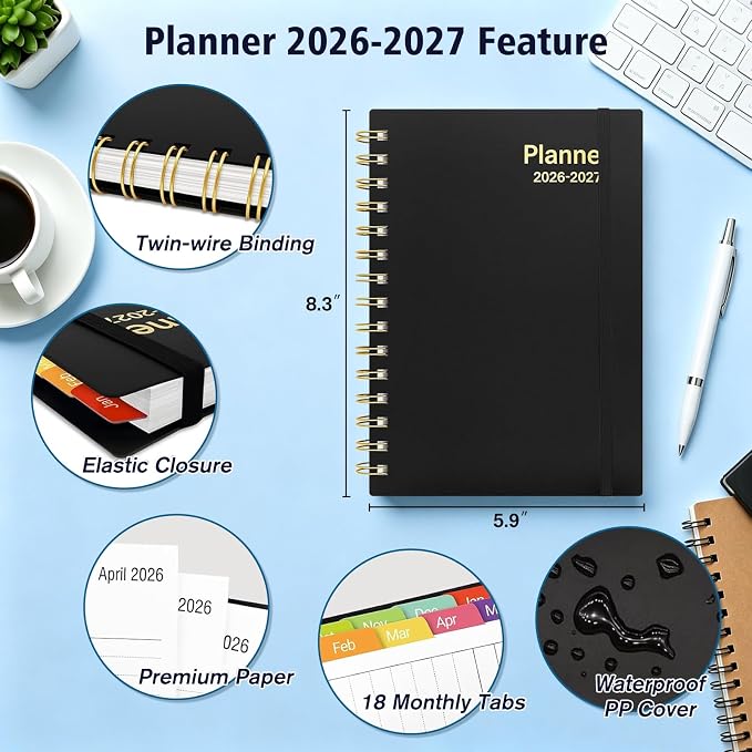 Daily Planner 2026-2027, 18 Month Planner - Image 6