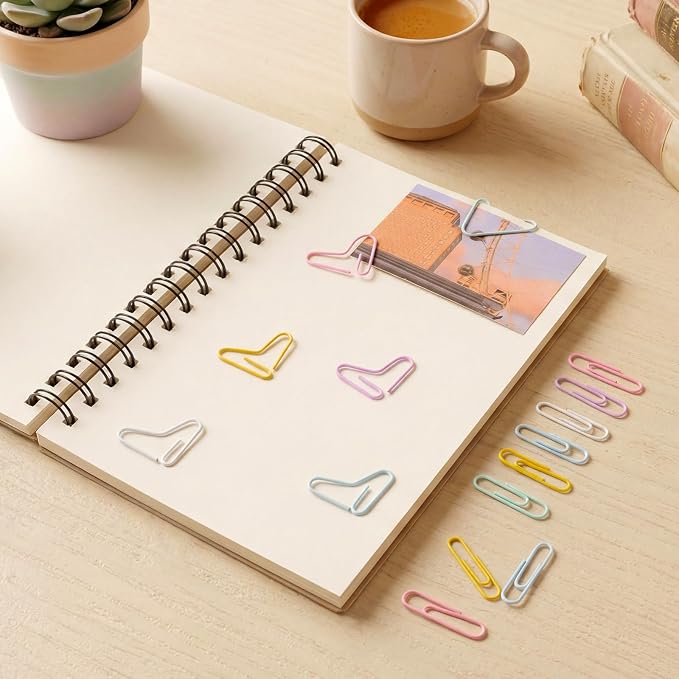 Color6102ed Paper Clips Assorted Paperclips Vinyl Coated Clips - Image 5