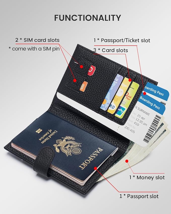 Karmiir RFID Slim Passport Holder - Image 2