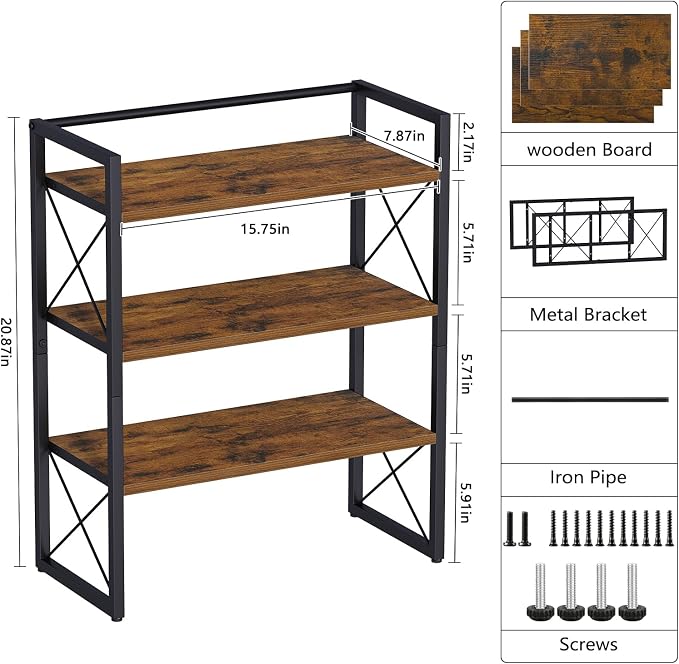 YINMIT Desk Shelf Organizer for Top of Desk - Image 3